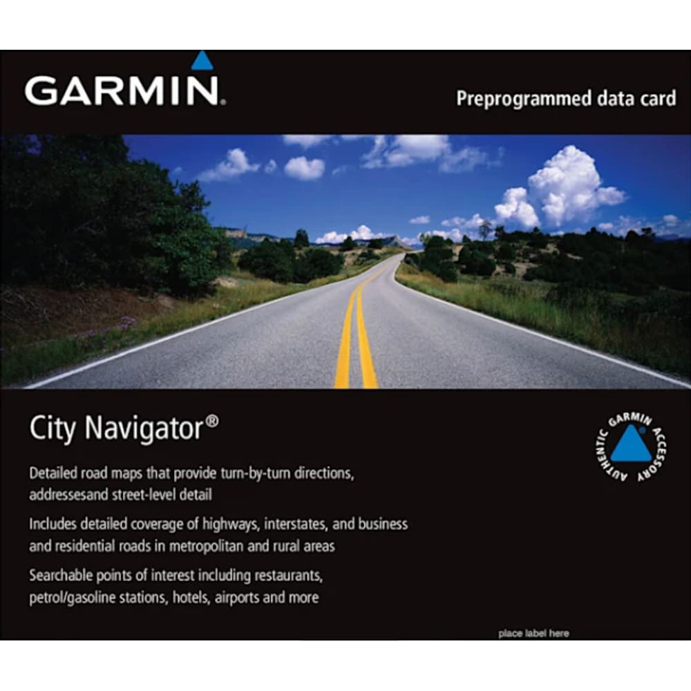 Mapa Rodoviário América do Sul Garmin City Navigator