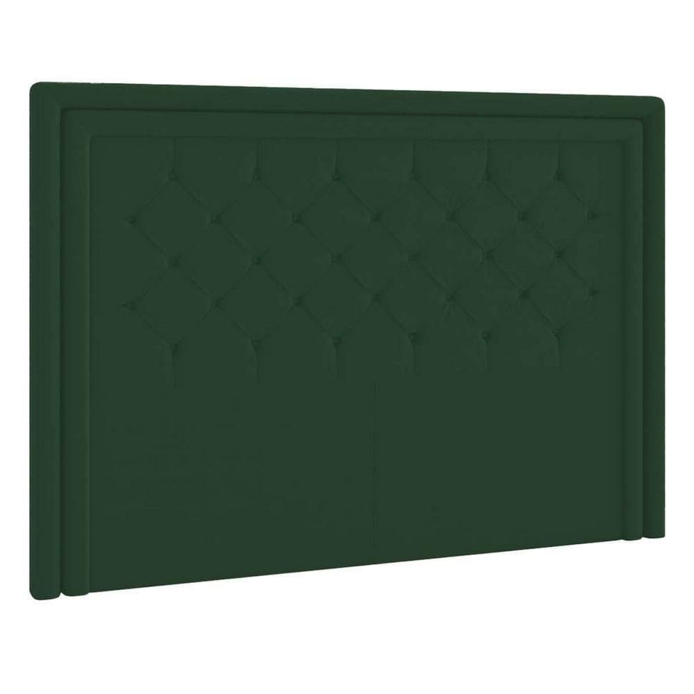 Cabeceira Solteiro Estocolmo P04 90 Cm Suede Verde Tca 947