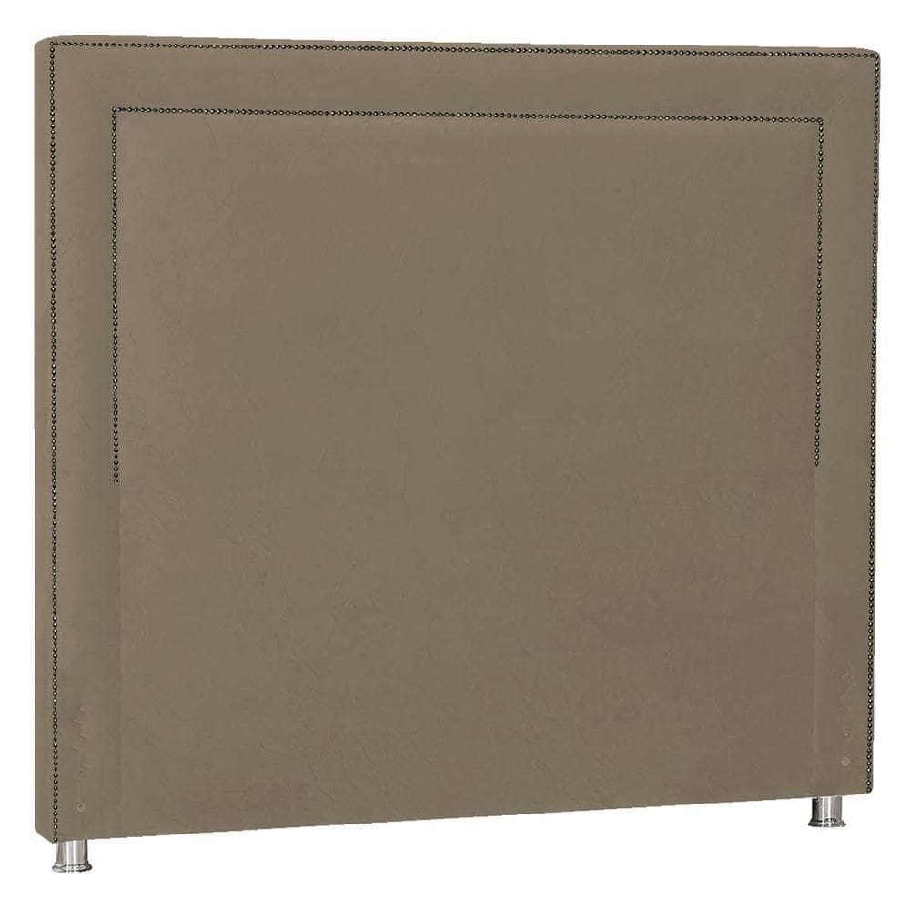 Cabeceira Solteiro P04 90 Cm Suede Marrom Claro Tca 945