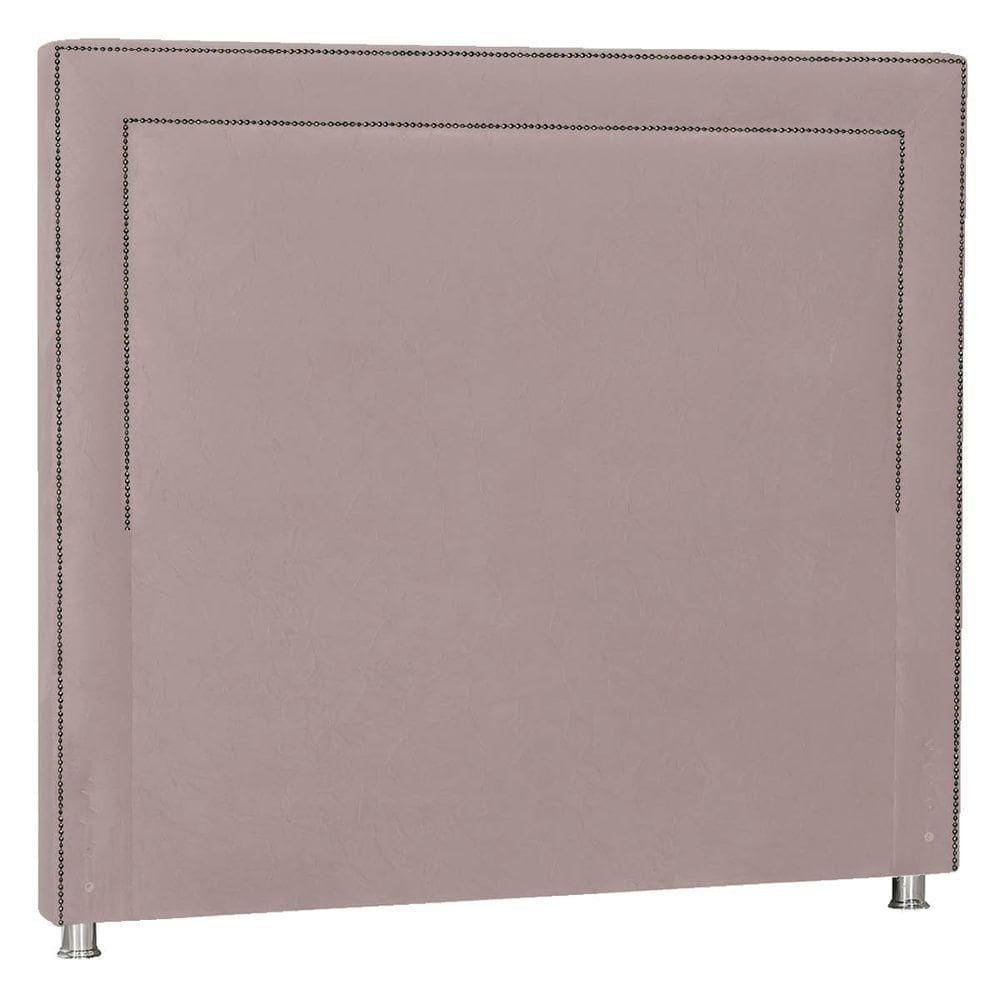 Cabeceira Solteiro Moscou P04 90 Cm Suede Rosê Tca 949