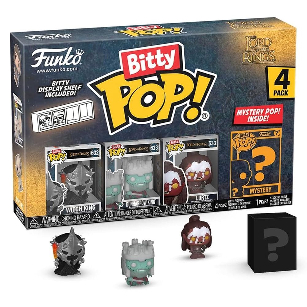 Funko Bitty Pop Senhor dos Anéis Witch King 4 pack