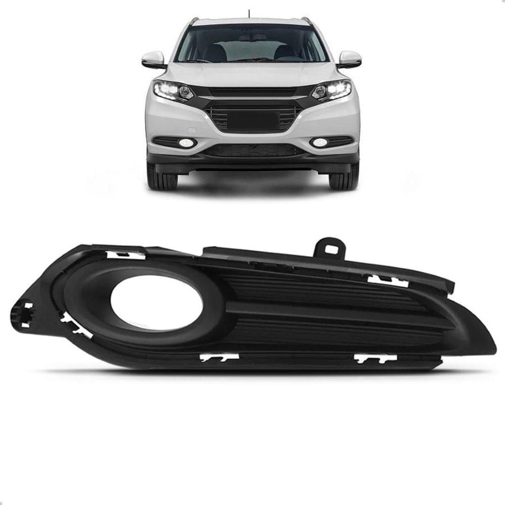 Moldura Milha Hrv 2017 Com Furo Aro Preto Novo