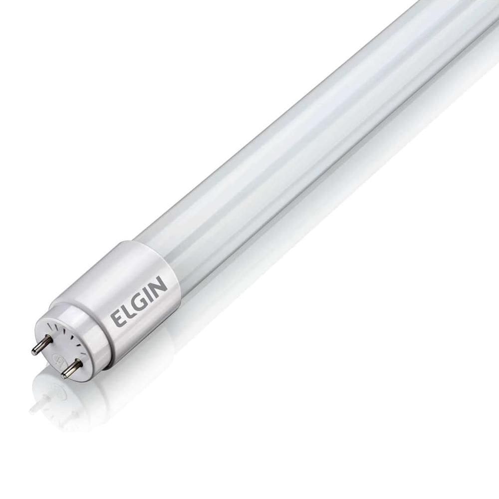 Lâmpada T8 Tubular 120cm Bivolt - LED 20W Elgin - Cor 6500K Branco Frio - 1850 Lumens - 48LTG202BF00