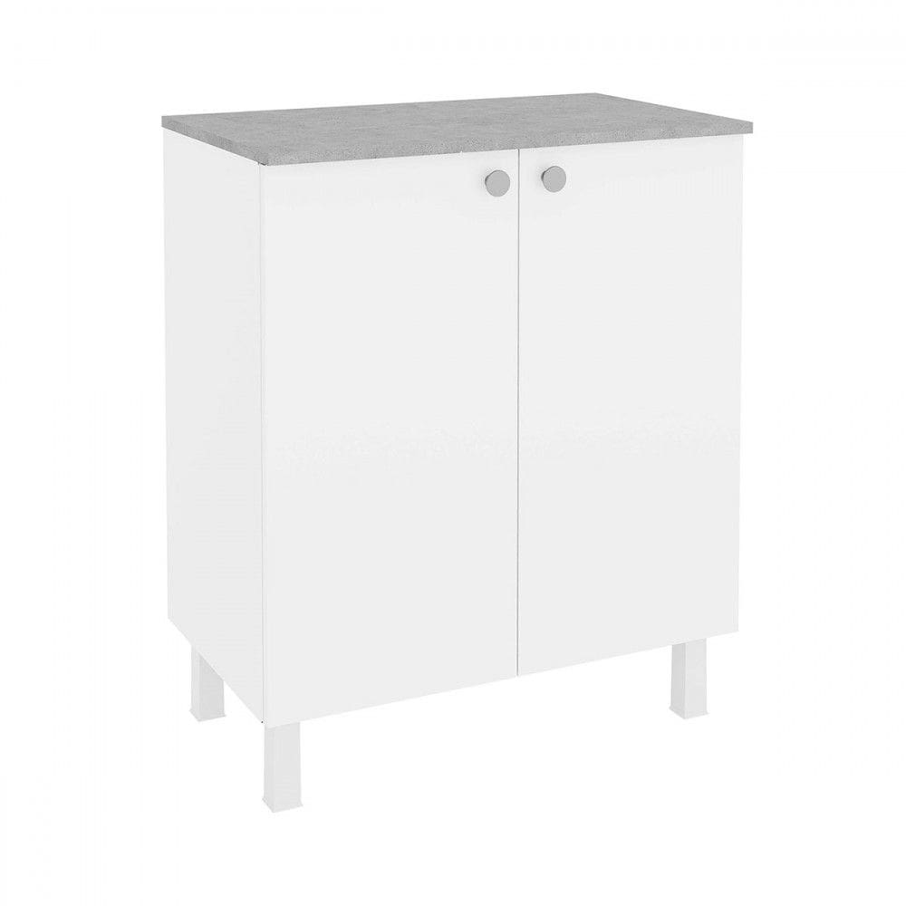 Armário Multiuso Duo 2 Portas Branco - Telasul