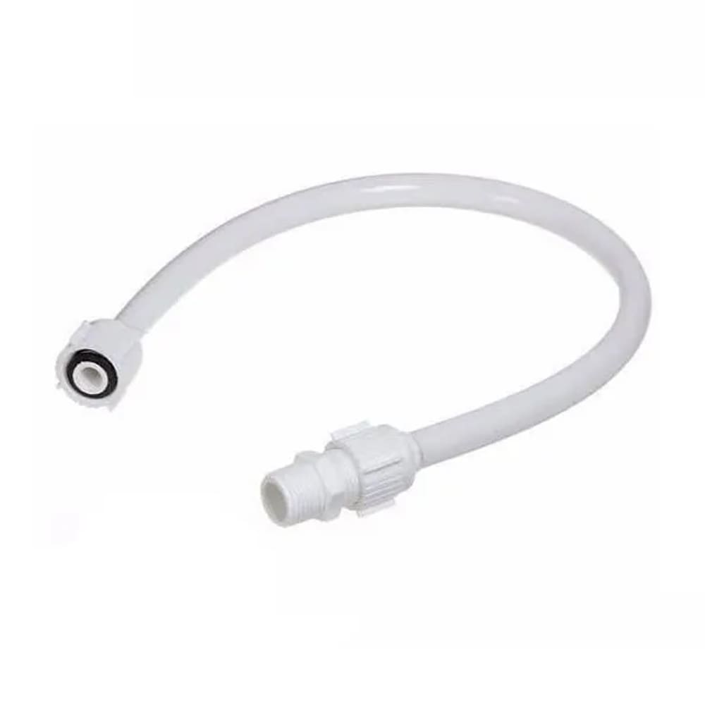 Engate Flexível 1/2 X 50 Cm Pvc Agua Fria Branco Kona