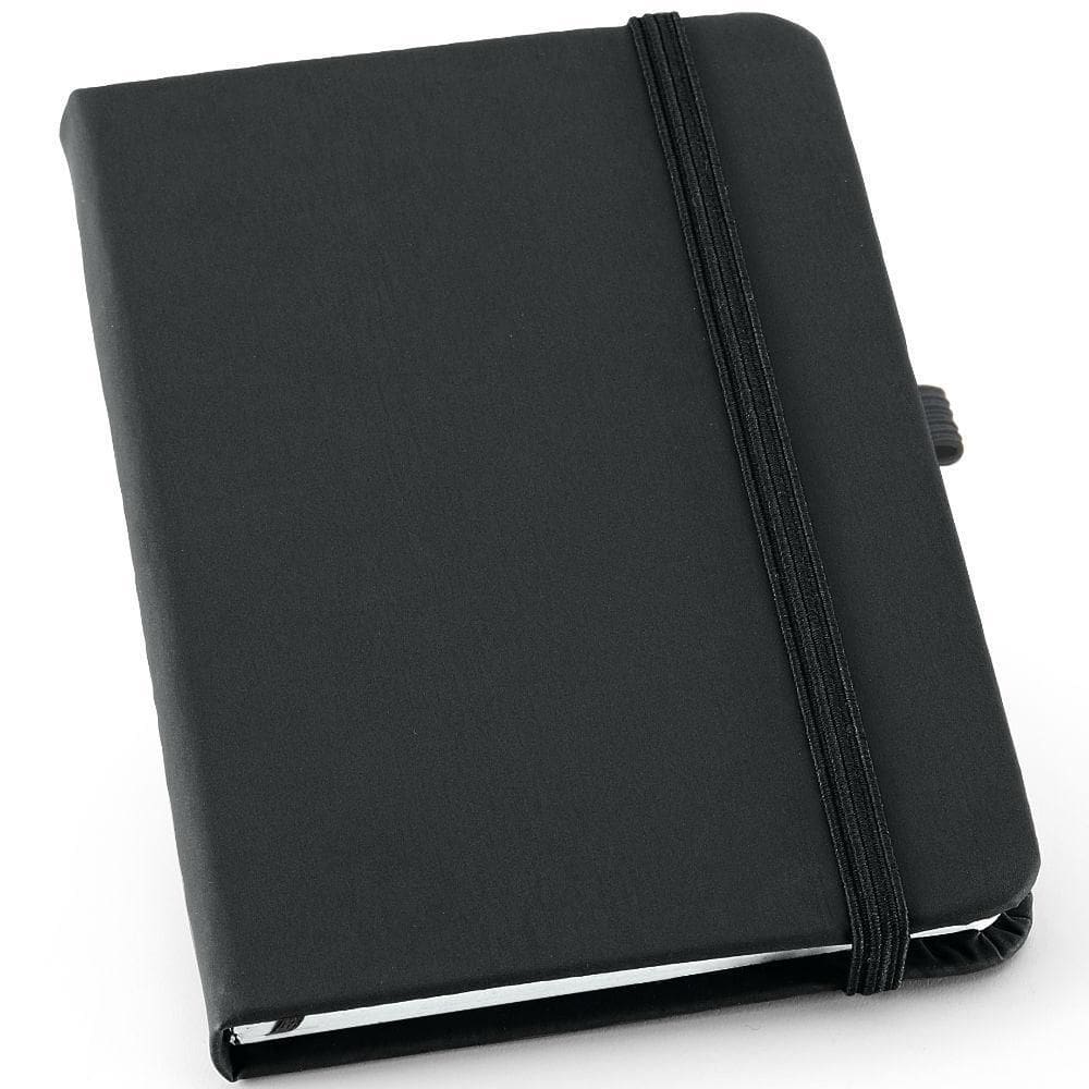 Caderneta 9X14Cm 80 Folhas Pautadas Tract Topget - Preto