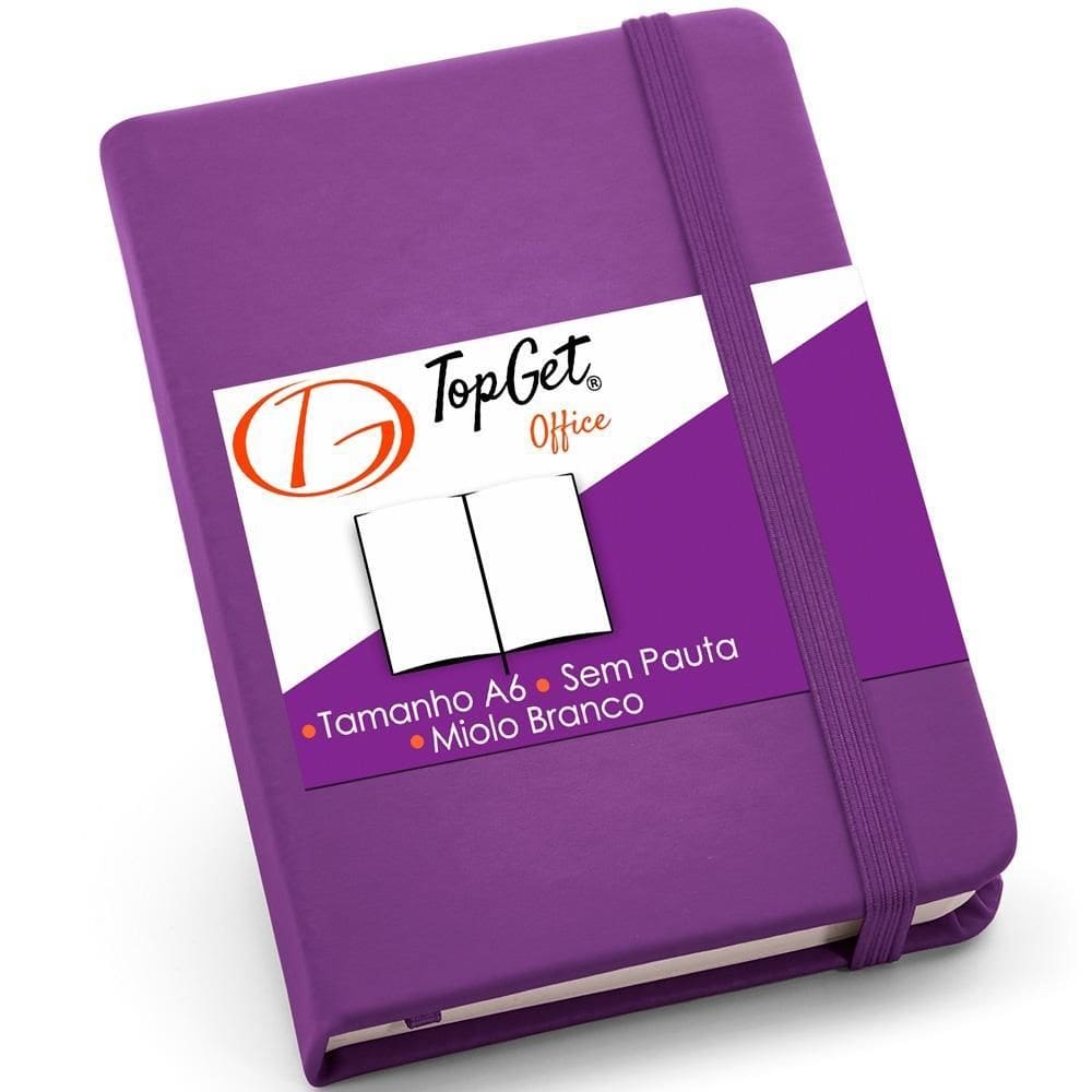 Caderneta 9X14Cm 80 Folhas Sem Pauta Kind Topget - Violeta