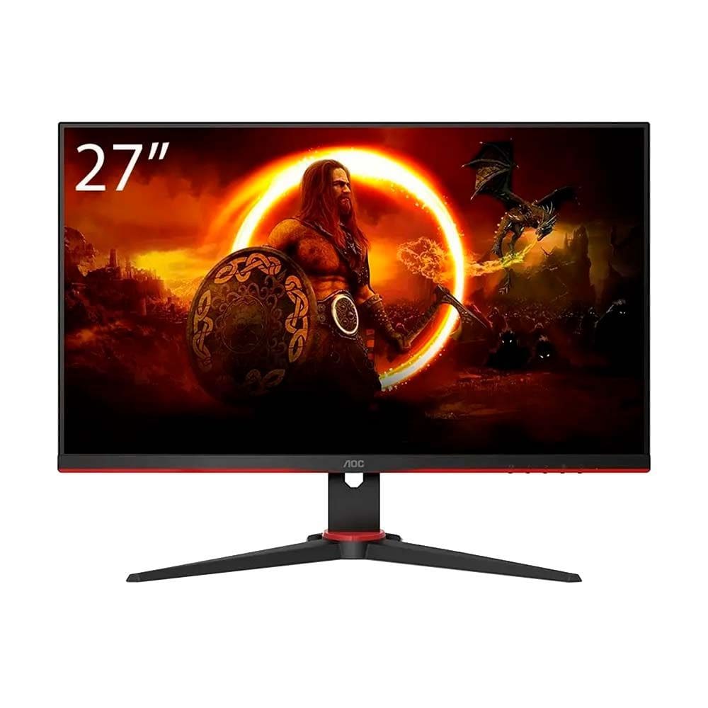 MONITOR GAMER AOC VIPER 27" FULL HD 27G2SE 165HZ 1MS VA FREESYNC PREMIUM PRO HDMI/VGA/DISPLAYPORT