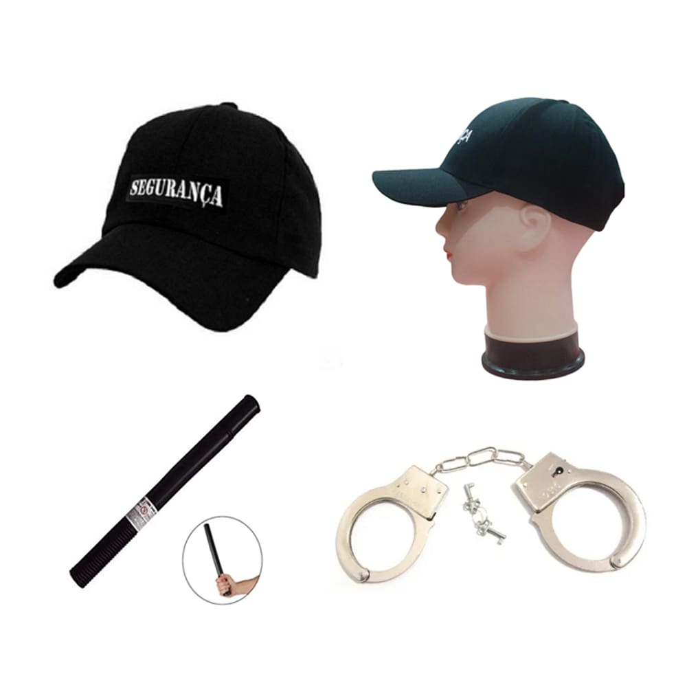 Kit Fantasia De Segurança C/ 3 Peças