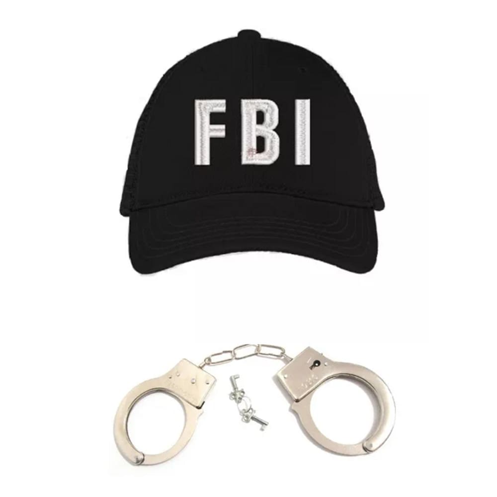 Fantasia Policial Fbi C/ 2 Peças