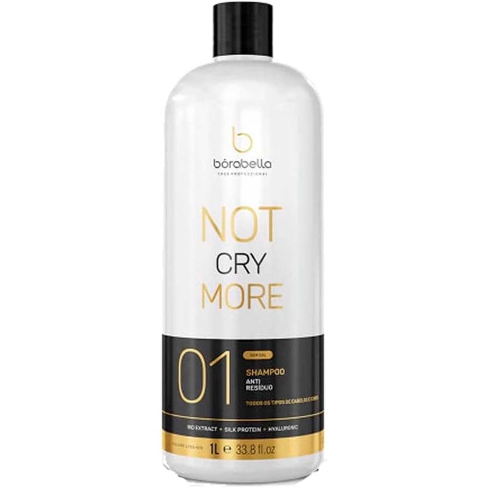 Shampoo Anti-resíduo Not Cry More Borabella 1L