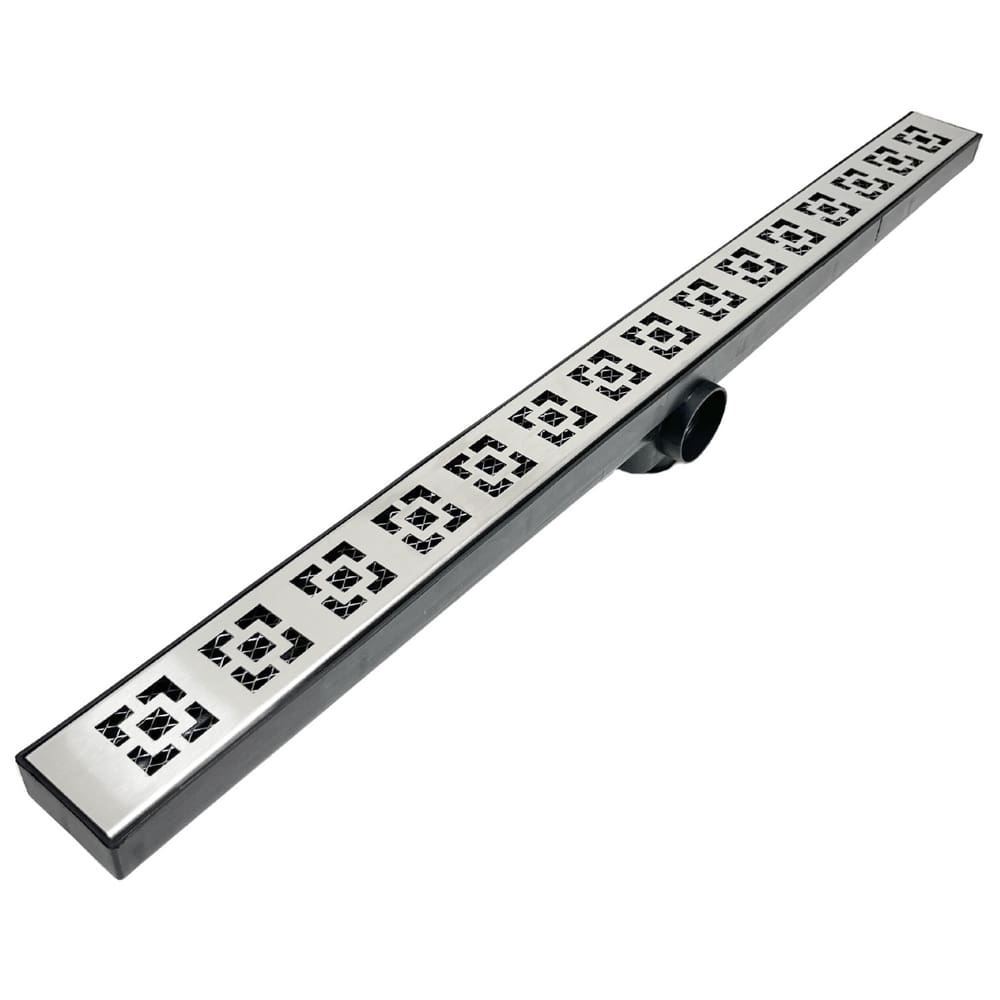 Ralo 5x70 Inox 304 Dubai com Tela e Cocho Preto