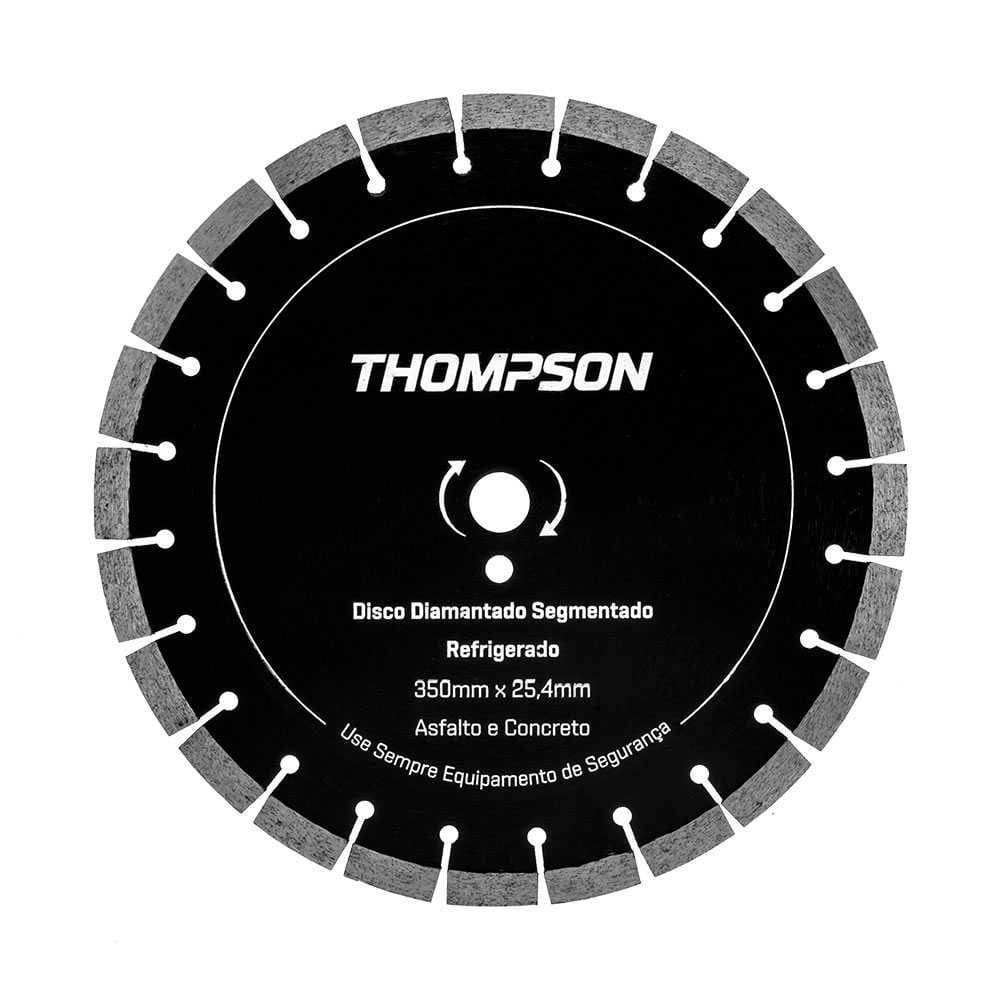 Disco Corte Diamantado Segmentado 110 X 20mm Thompson