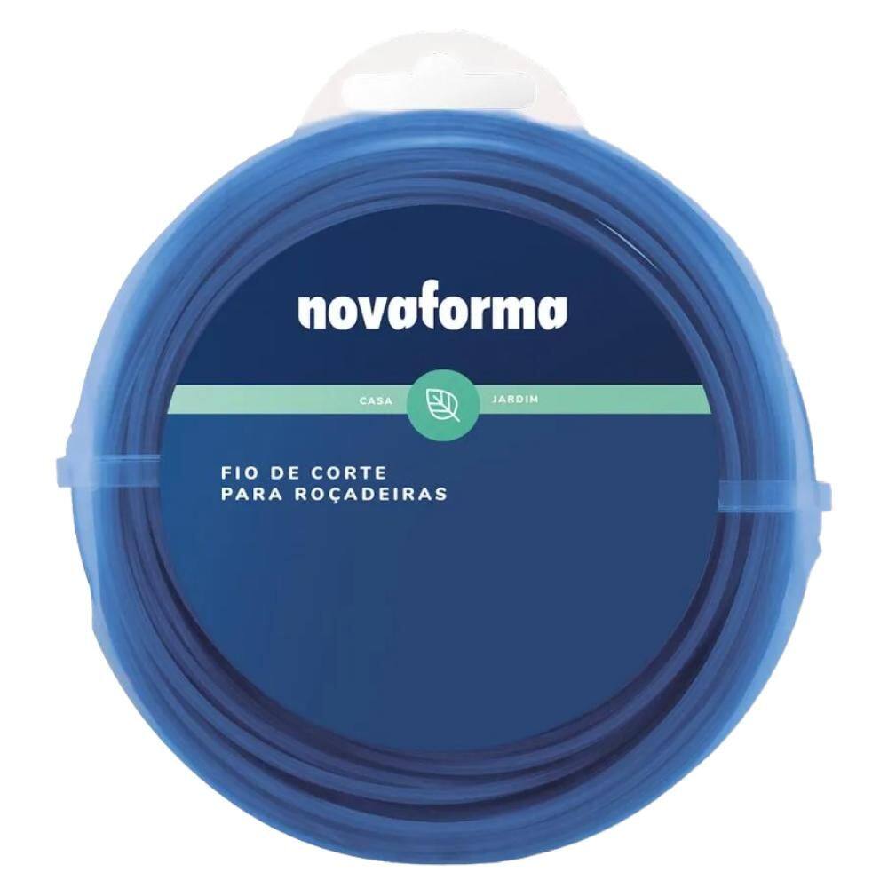Fio De Corte Para Roçadeira Quadrado 2.6mm 20 Metros Nova Forma