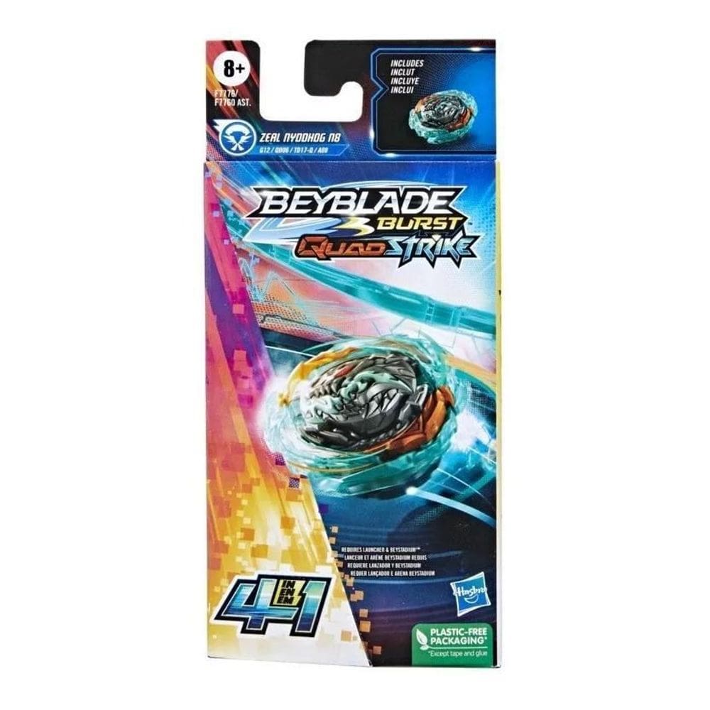 Jogo Piao - Beyblade QS Zeal Nyddhog HASBRO