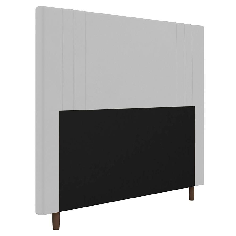 Cabeceira Cama Box Casal Ferrara 140cm Corano Branco