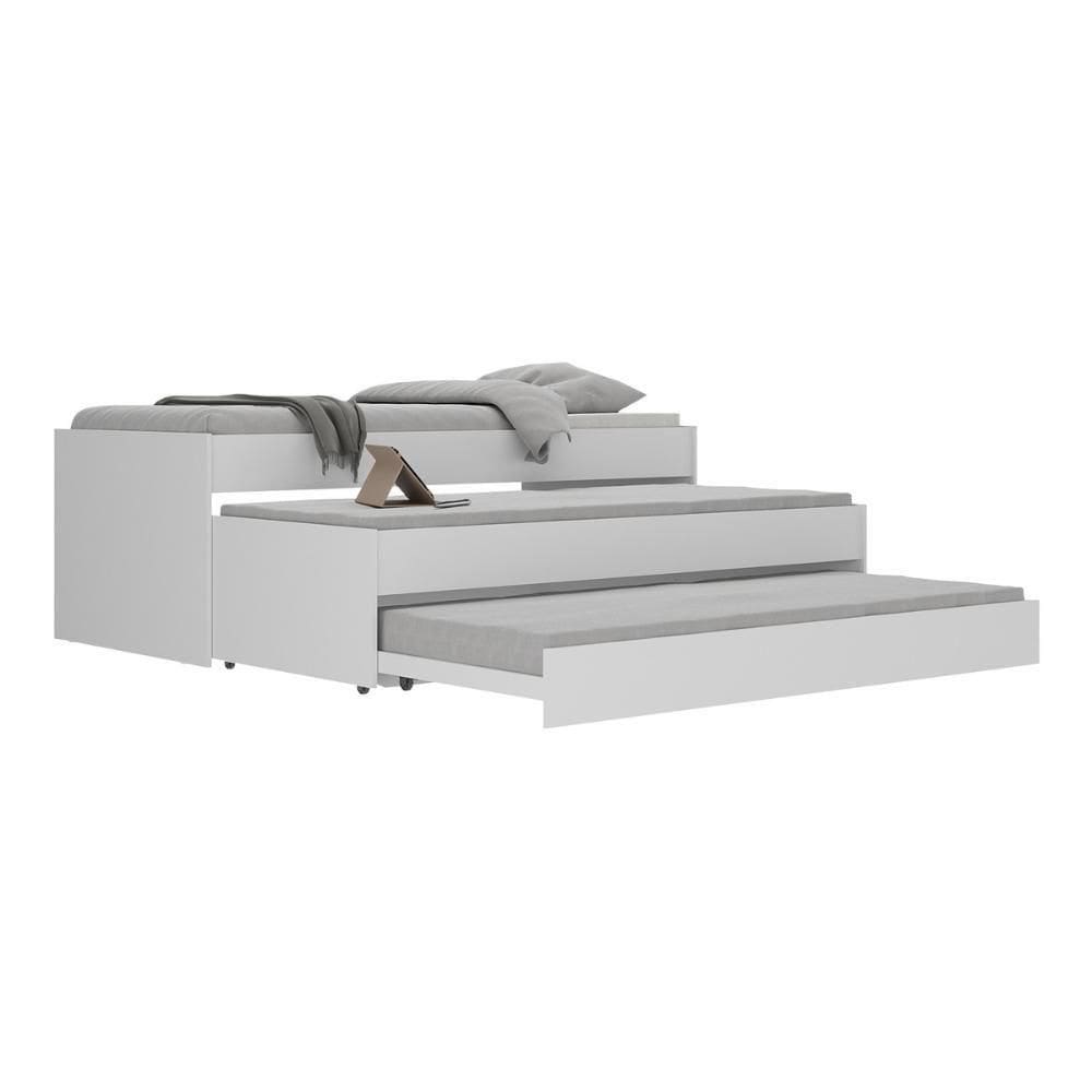 Tricama Para Colchão 88x188cm Marshmallow Multimóveis Bb0739 Branco Branco