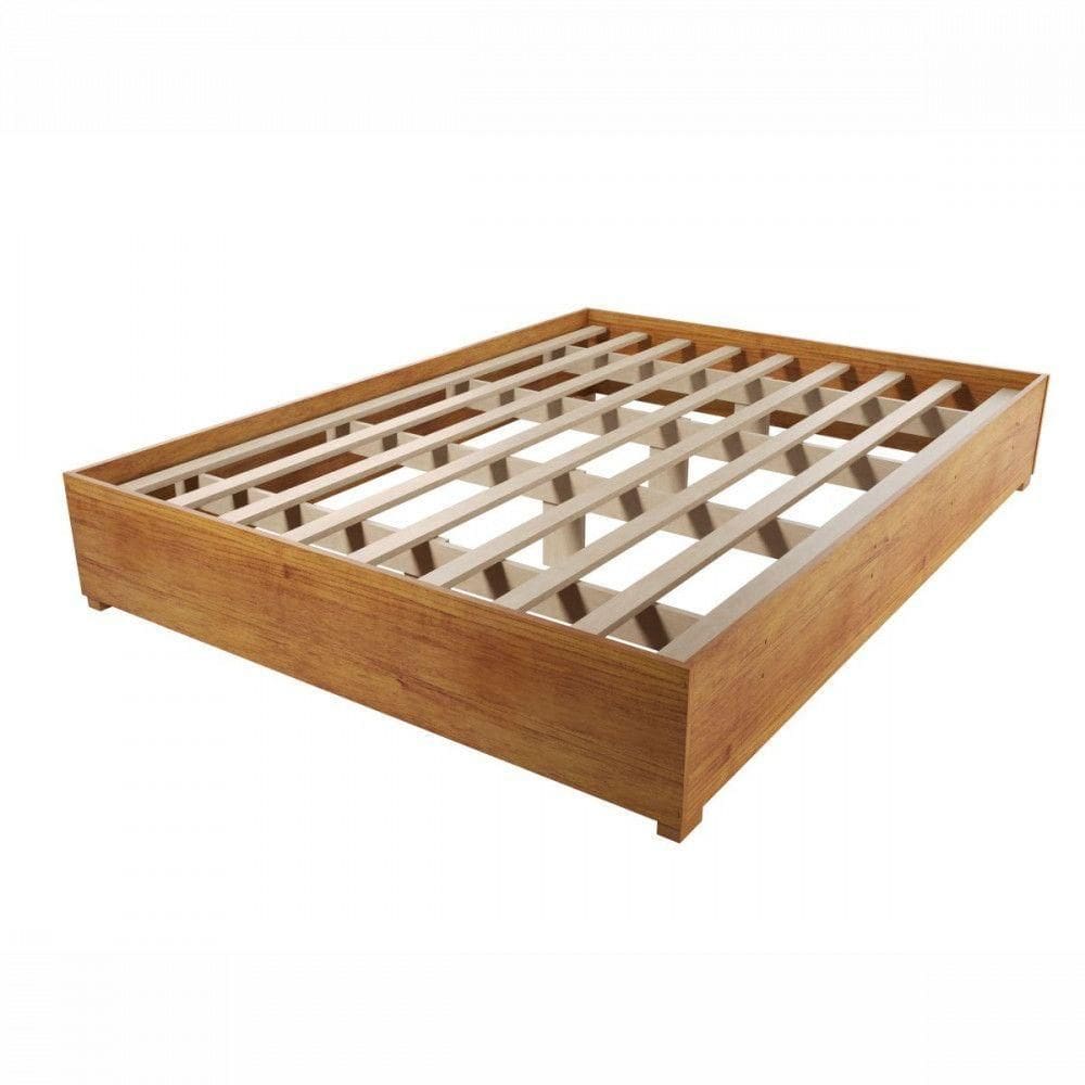 Base Cama Box Casal Imperatriz Com Pés Mel Viero Mel