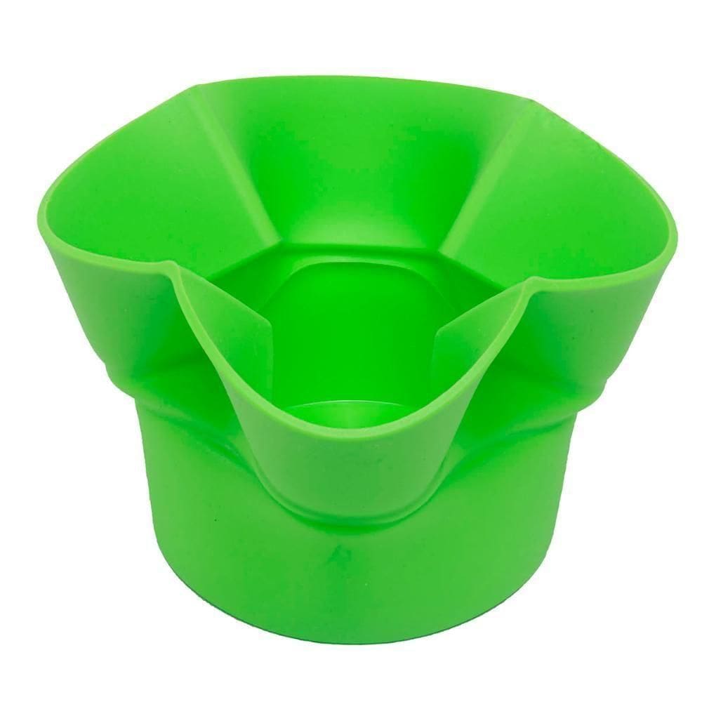 Cesto 2 Em 1 Silicone Flexível Multiuso Decoração Silikomart Cor:verde Verde
