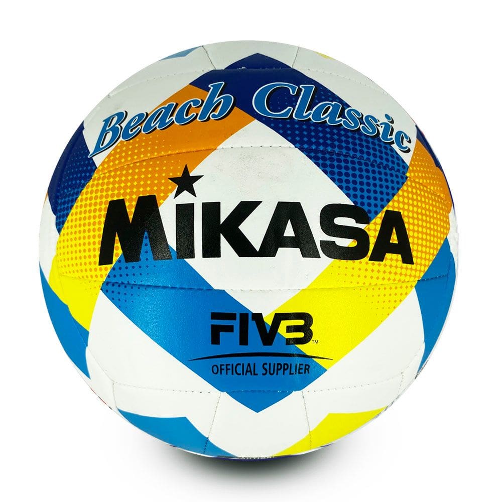Bola de Vôlei de Praia Mikasa BV543-Y Aprovada FIVB Costurada