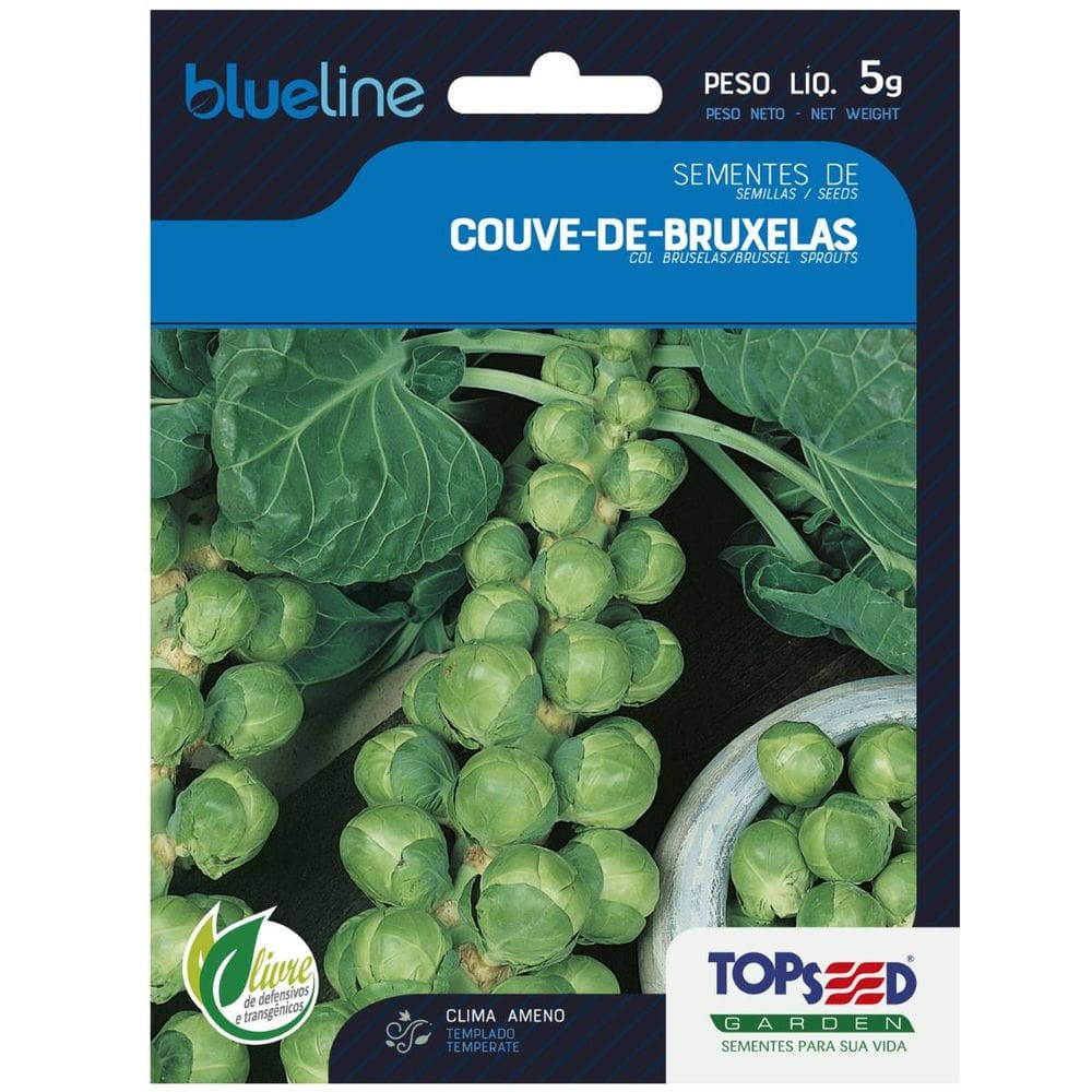 Sementes de Couve-de-Bruxelas Blueline TOPSEED