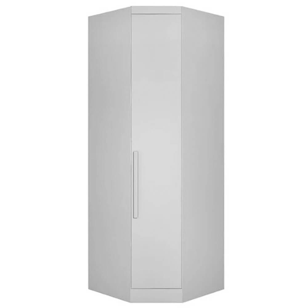 Guarda Roupa Rizon Módulo Canto Oblíquo 1 Porta Novo Horizonte Cor Branco