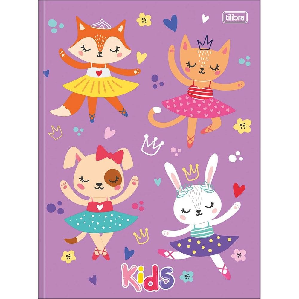 Caderno (PEQUENO) Brochura 1/4 Sapeca Kids 48 Folhas Menino/Menina 14x20cm Tilibra | Costurado | Recados