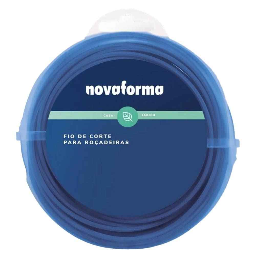 Fio De Corte Para Roçadeira Redondo 2.0mm 20 Metros Nova Forma