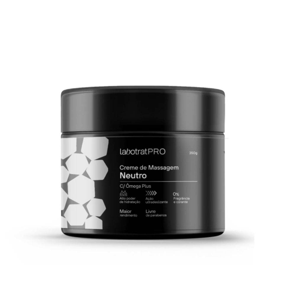 Creme De Massagem Neutro 350Gr - Labotrat Pro