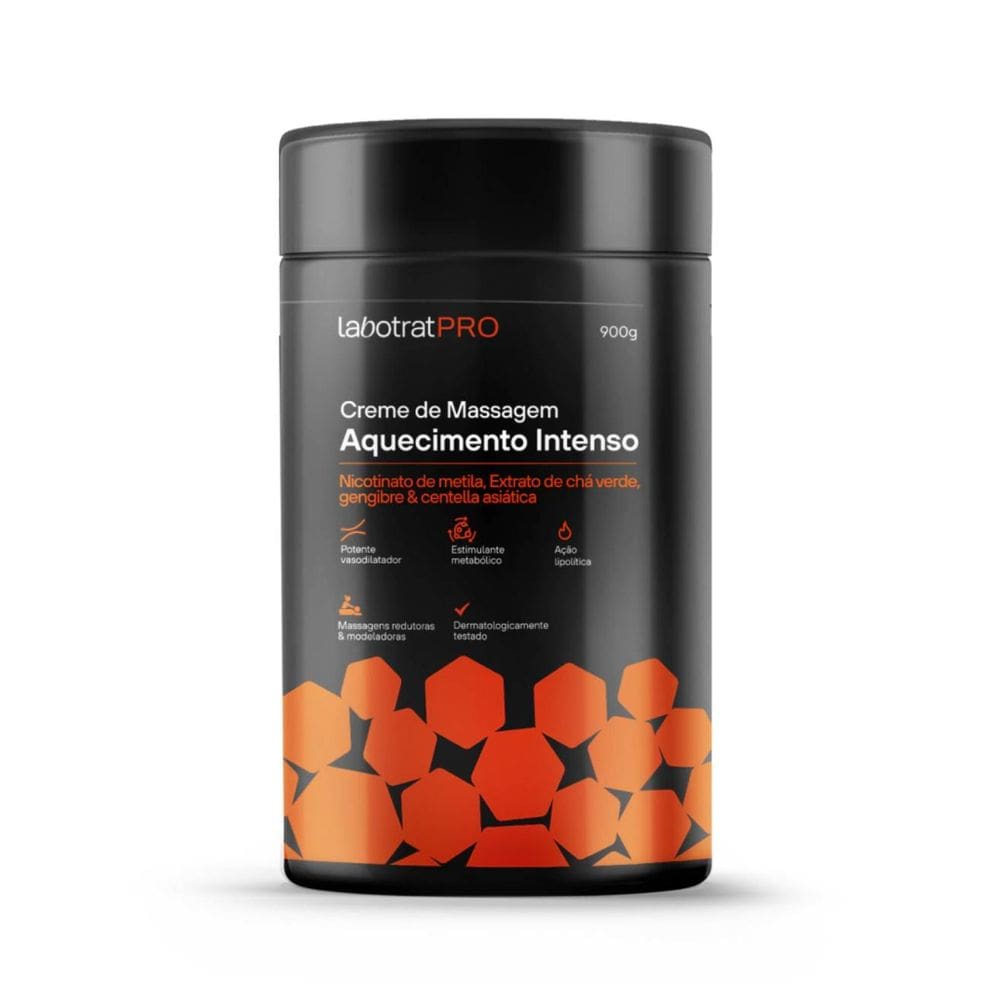 Creme De Massagem Aquecimento Intenso 900Gr - Labotrat Pro