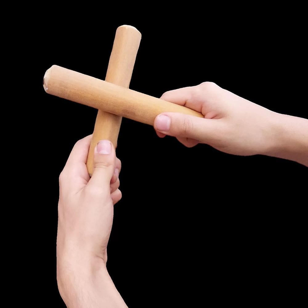 Par De Clave Madeira Musicalização Infantil