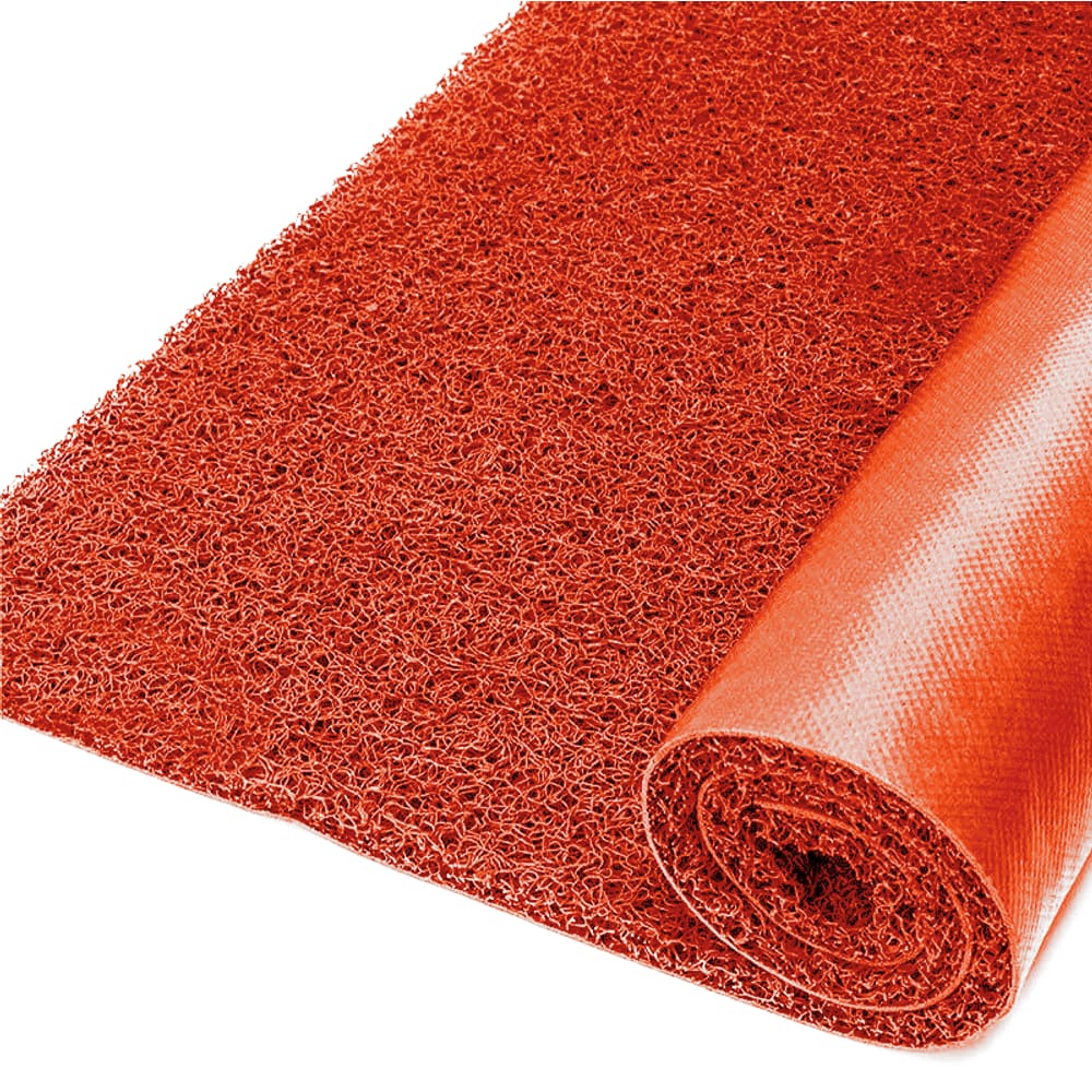 Rolo Capacho Vinil 12mm Vermelho RM Decor 11,00 x 1,2m (13,2m²)