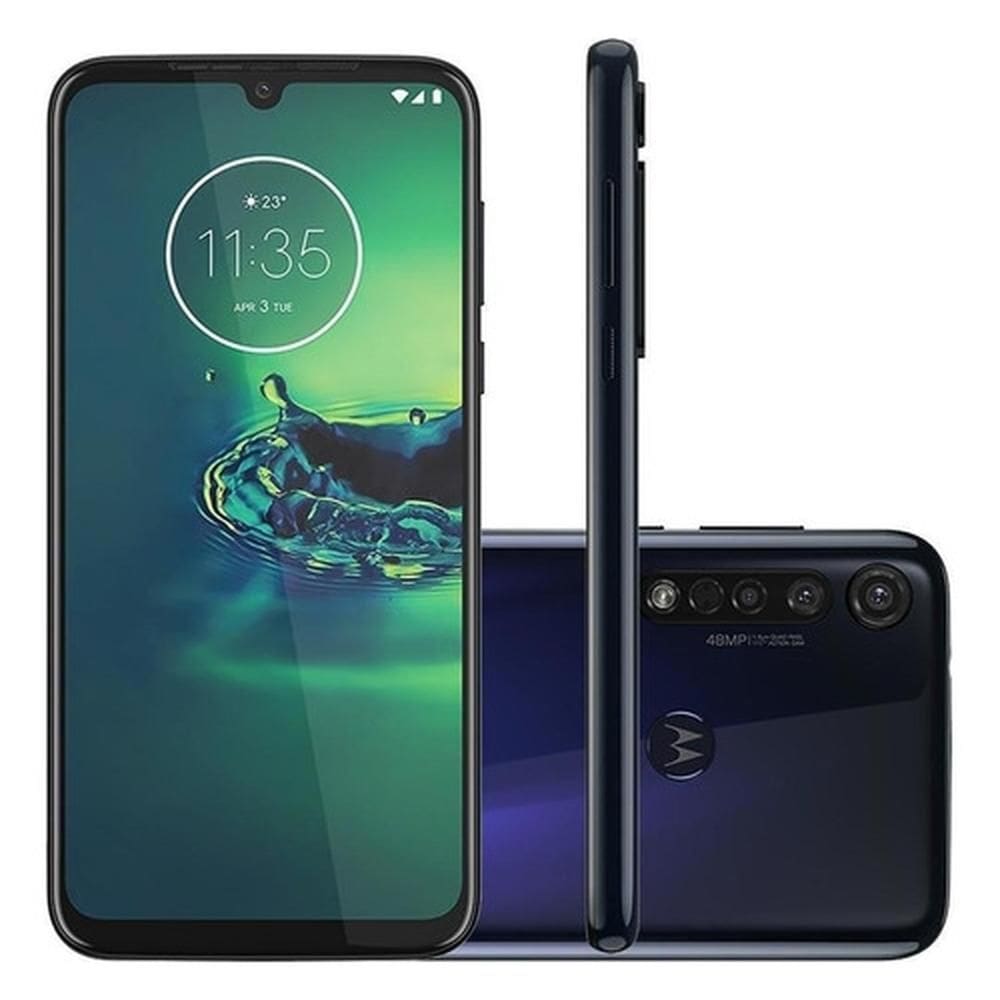 Usado: Motorola G8 Plus 64 GB Azul - Muito Bom