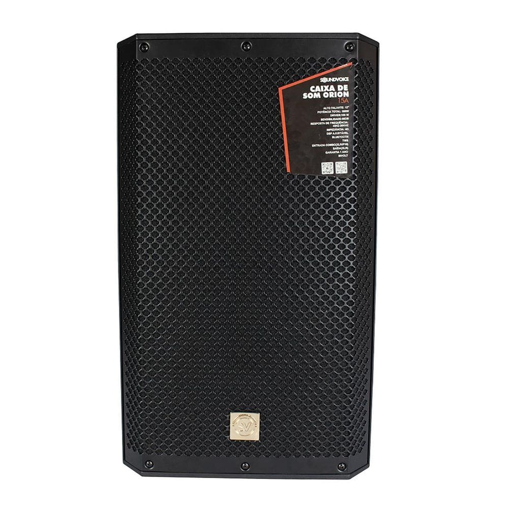 Caixa De Som Soundvoice Ativa Orion 15A 15 Polegadas 500W