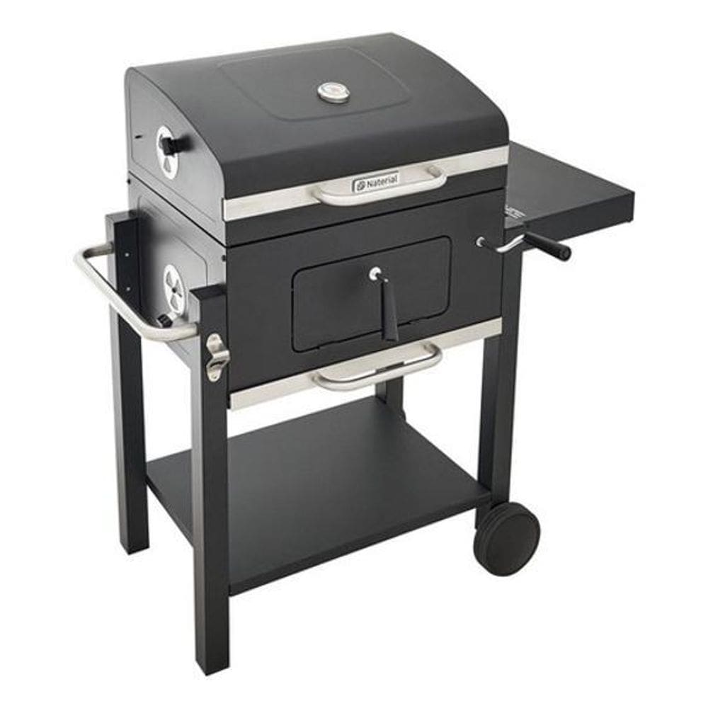 Churrasqueira A Bafo Carvao Beta Ii Movel Com 2 Rodas