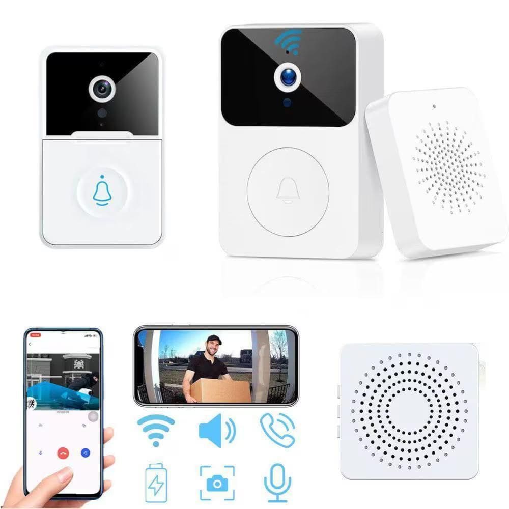 Ultra Campainha Inteligente Hd Video Porteiro Wifi Via App