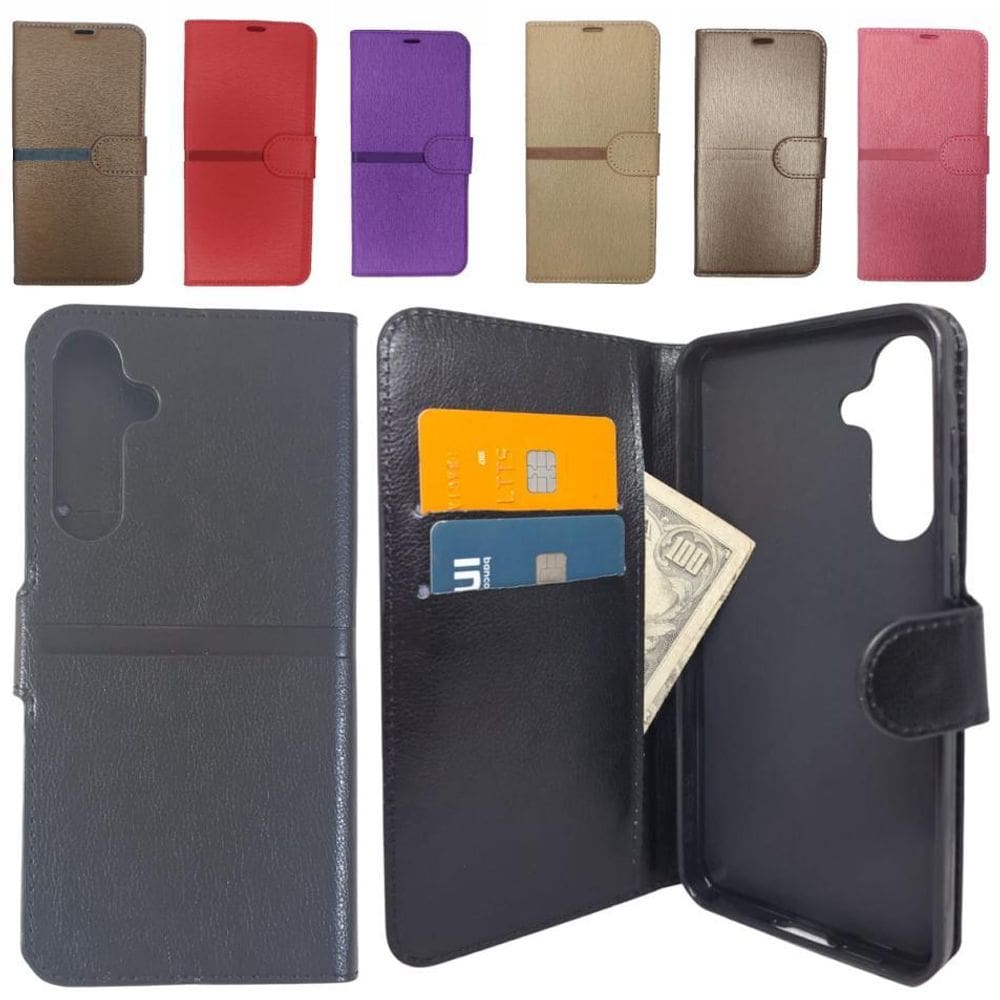 Capa Carteira Para Samsung M15 Tela De 6.5 Capinha Case