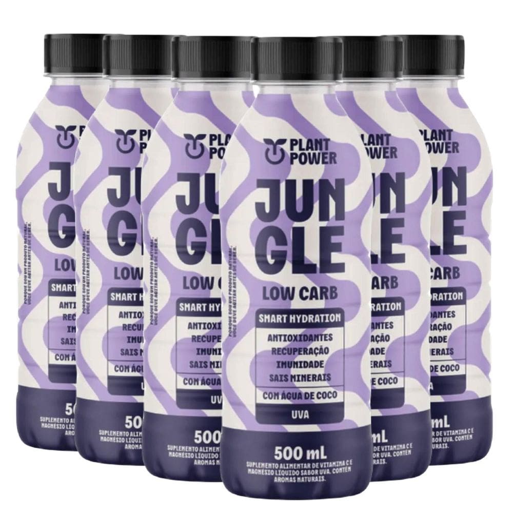 Kit Com 6Und Suplemento Alimentar Jungle Endurance Uva 500Ml