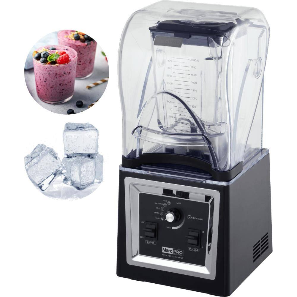 Liquidificador Blender 2 Litros Smart Marcpro 1500 W Preto Marchesoni