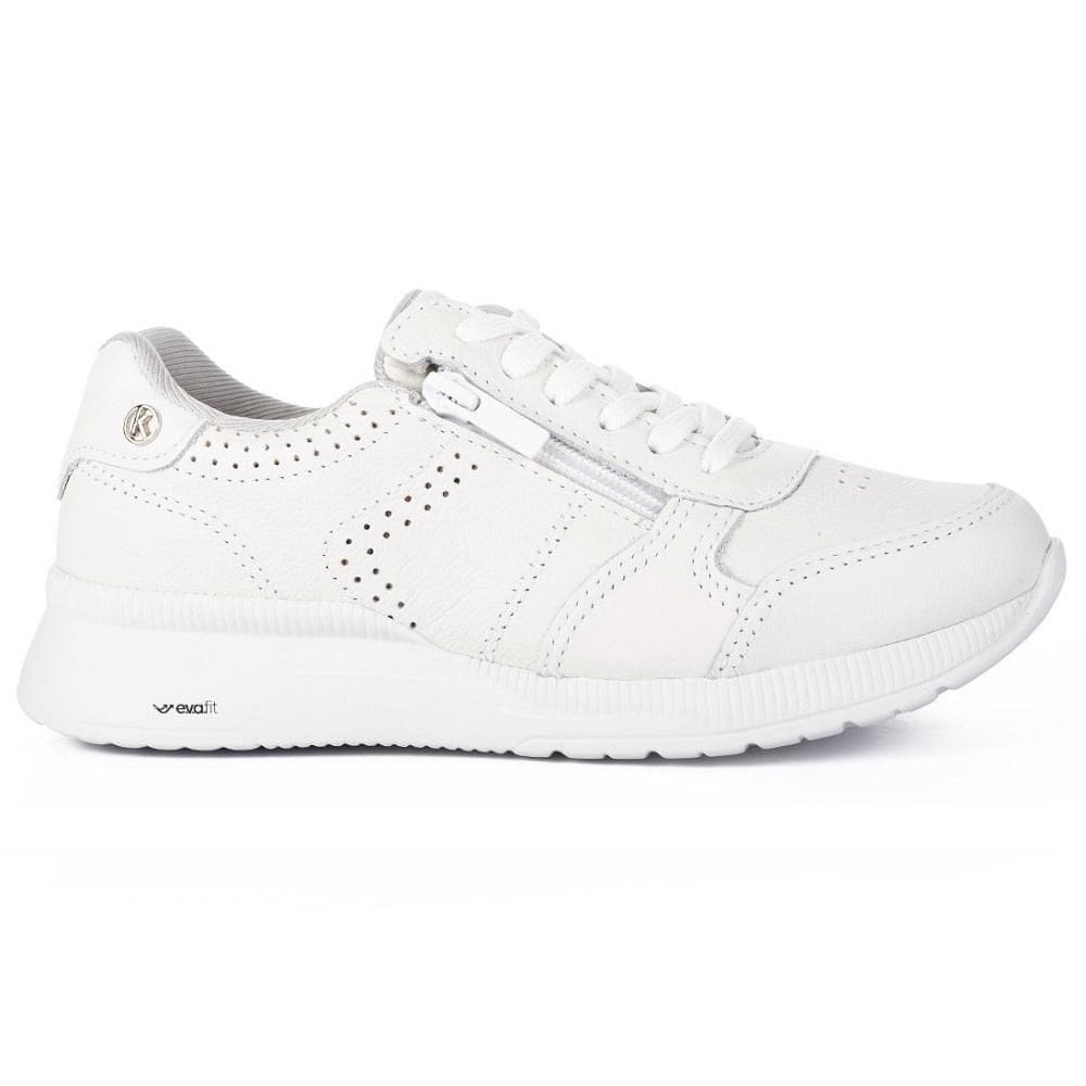 Tênis Casual Flatform Feminino Kolosh Em Couro C3150