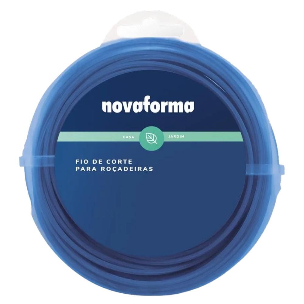 Fio De Corte Para Roçadeira Redondo 2.4mm 50 Metros Nova Forma