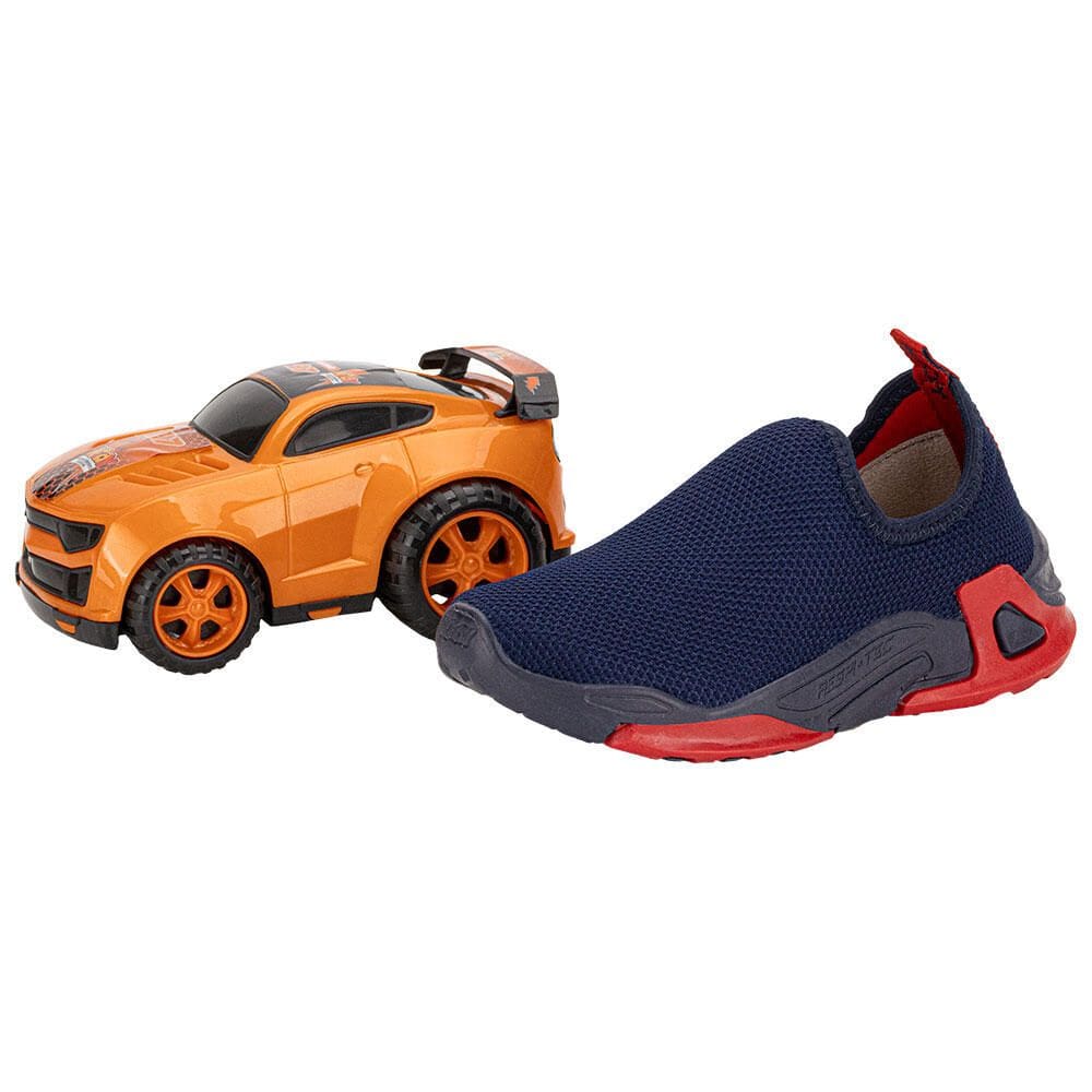 Kit Tênis Infantil Play E Carrinho Kidy 0070642