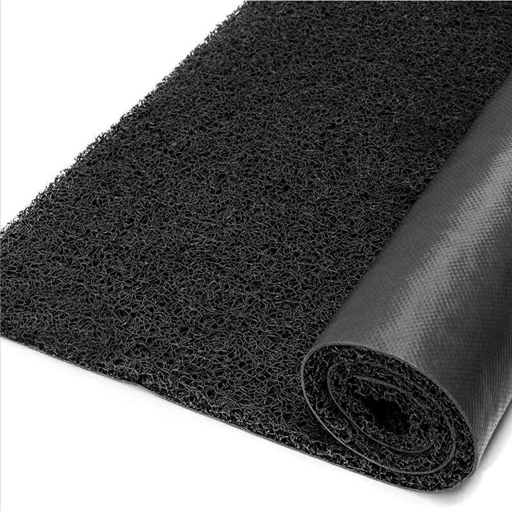 Rolo Capacho Vinil 12mm Preto RM Decor 11,00 x 1,2m (13,2m²)