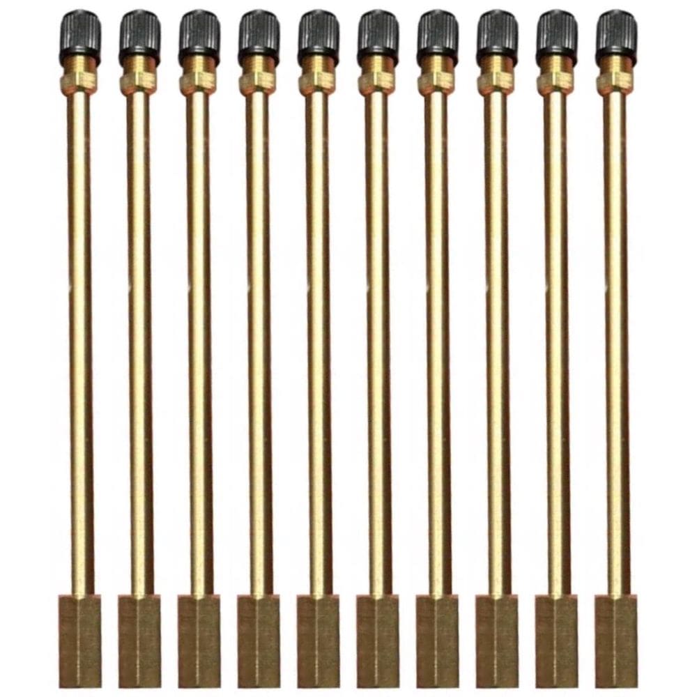10 Prolongador Extensão Rígida Metal 152mm Bico De Roda