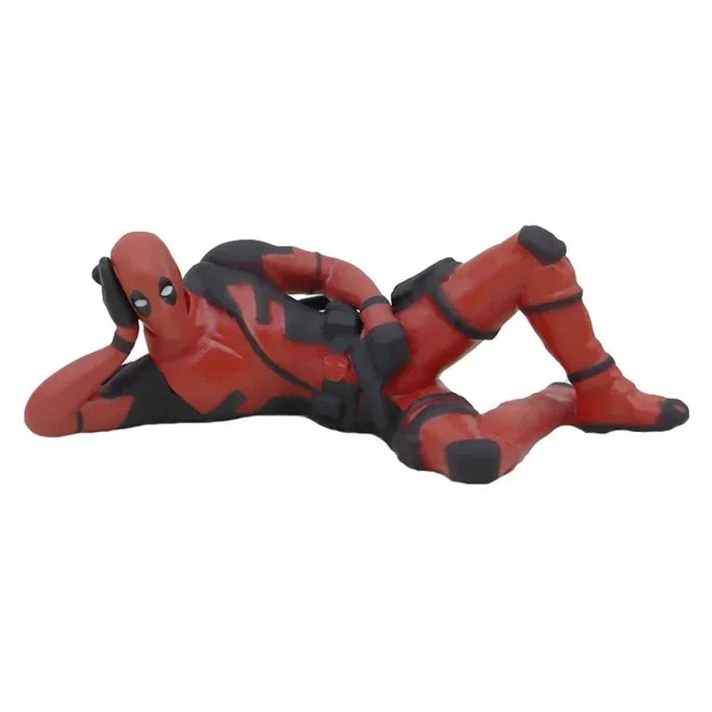 Mini boneco Action Deadpool de 6-9 cm em PVC para mesa/casa/carro