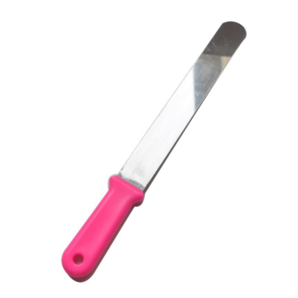 Espátula Para Alisar Bolo Linha Color Pink 25cm (Linha Casa e Confeitaria Profissional)