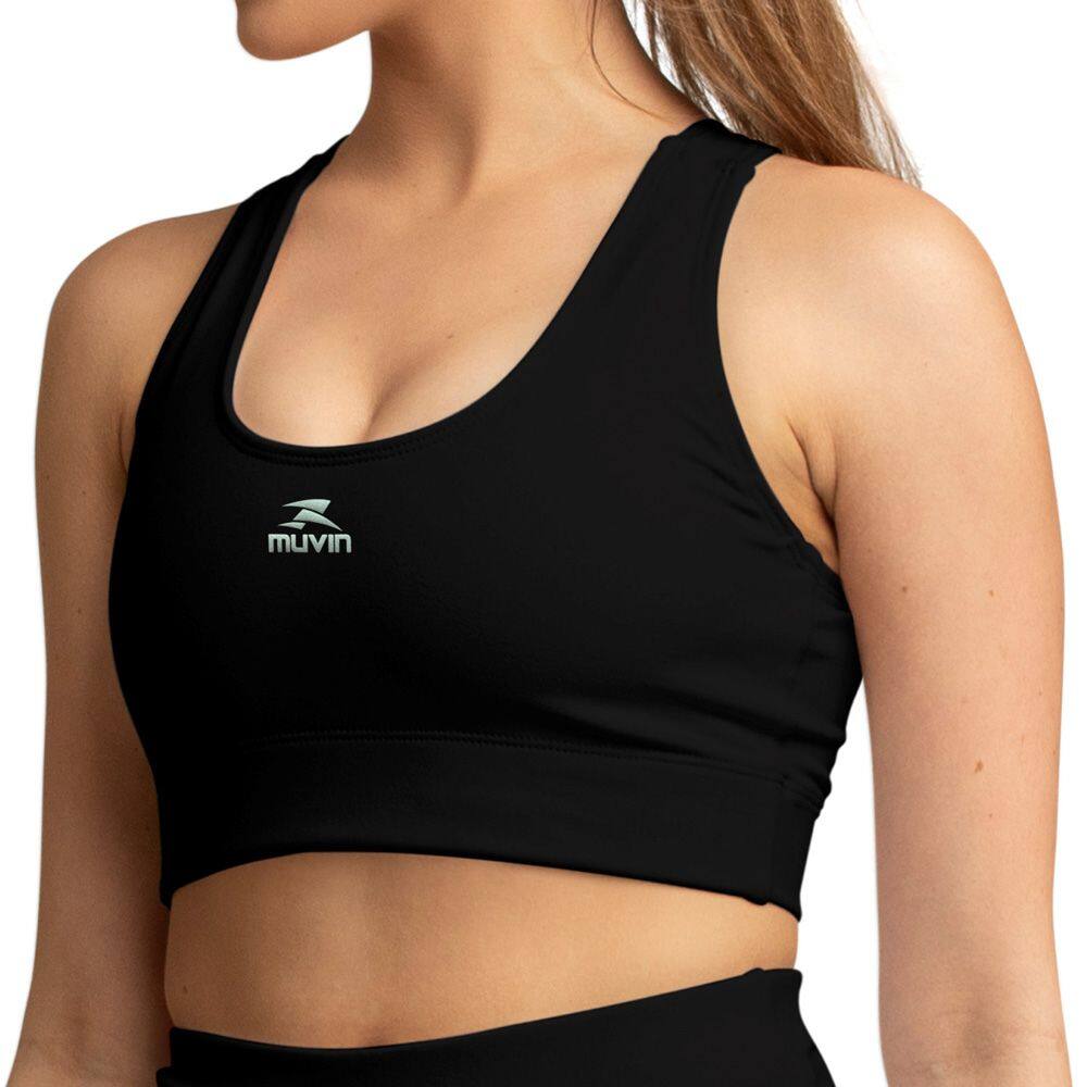 Top Nadador Solid Power Muvin com Bojo Removível e UV 50 Para Corrida, Academia e Treino Fitness