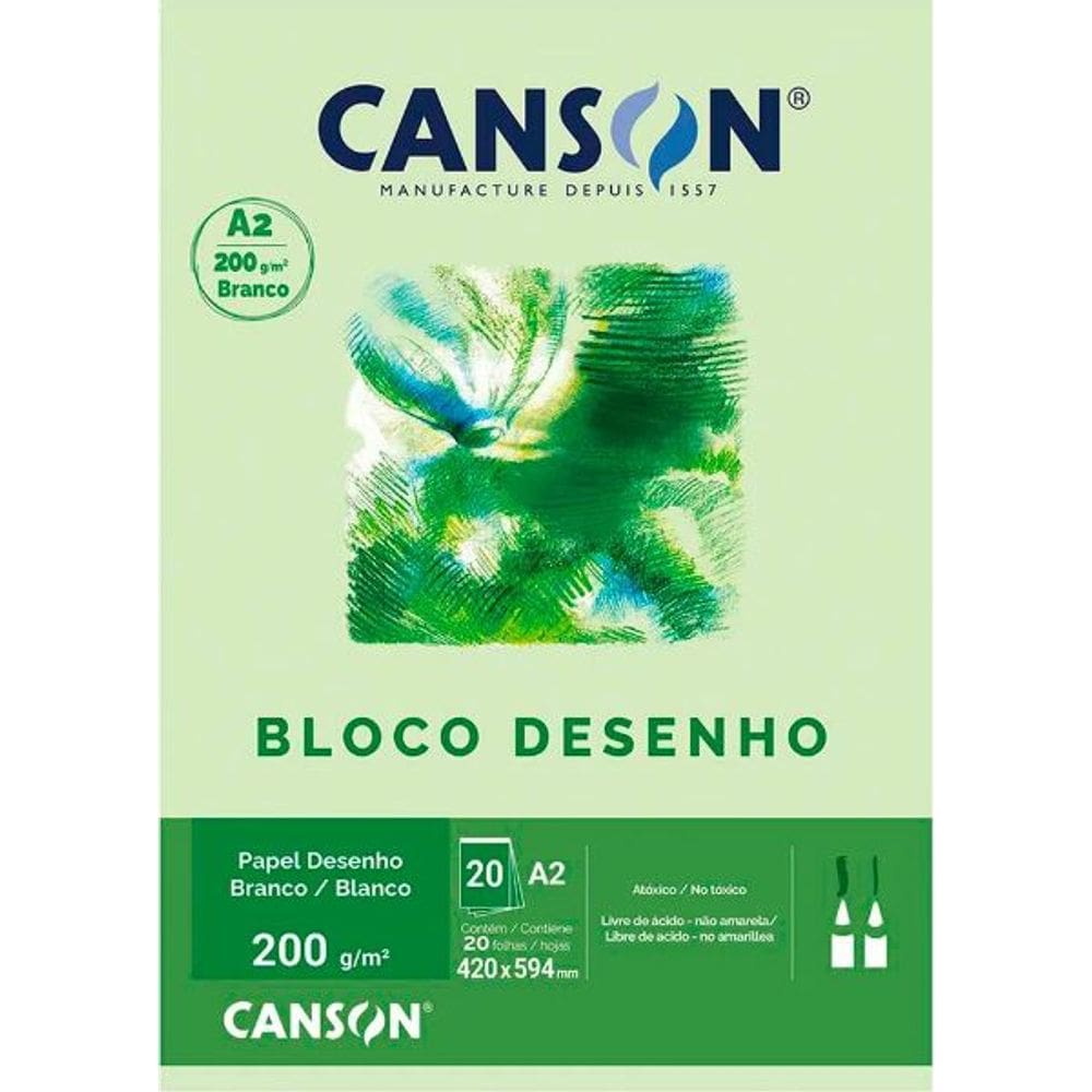 Bloco Canson A2 Branco 20 Folhas