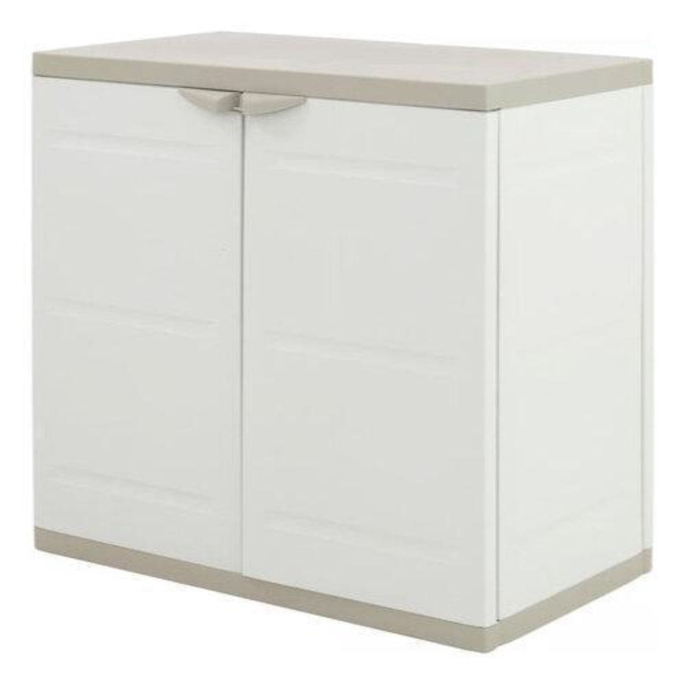 Armario Organizador Multiuso Plástico Prateleira 88X70X44Cm