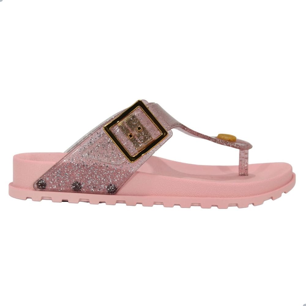 Tamanco de dedo Grendene Kids Barbie Look Rosa Claro